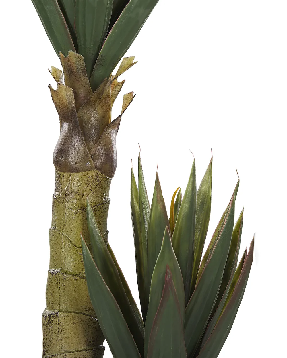 Pianta Artificiale Di Yucca Con Tronco In Vero Legno E Foglie In Plastica In Finitura Verde Vida Xl