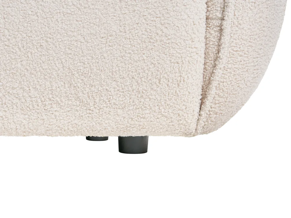 Modular Sofa 2 Seater MESNALI Boucle Off-White_1046277