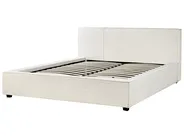 Bed Boucle MIRANDE 160 x 200 cm (EU King Size) Off-White_943323
