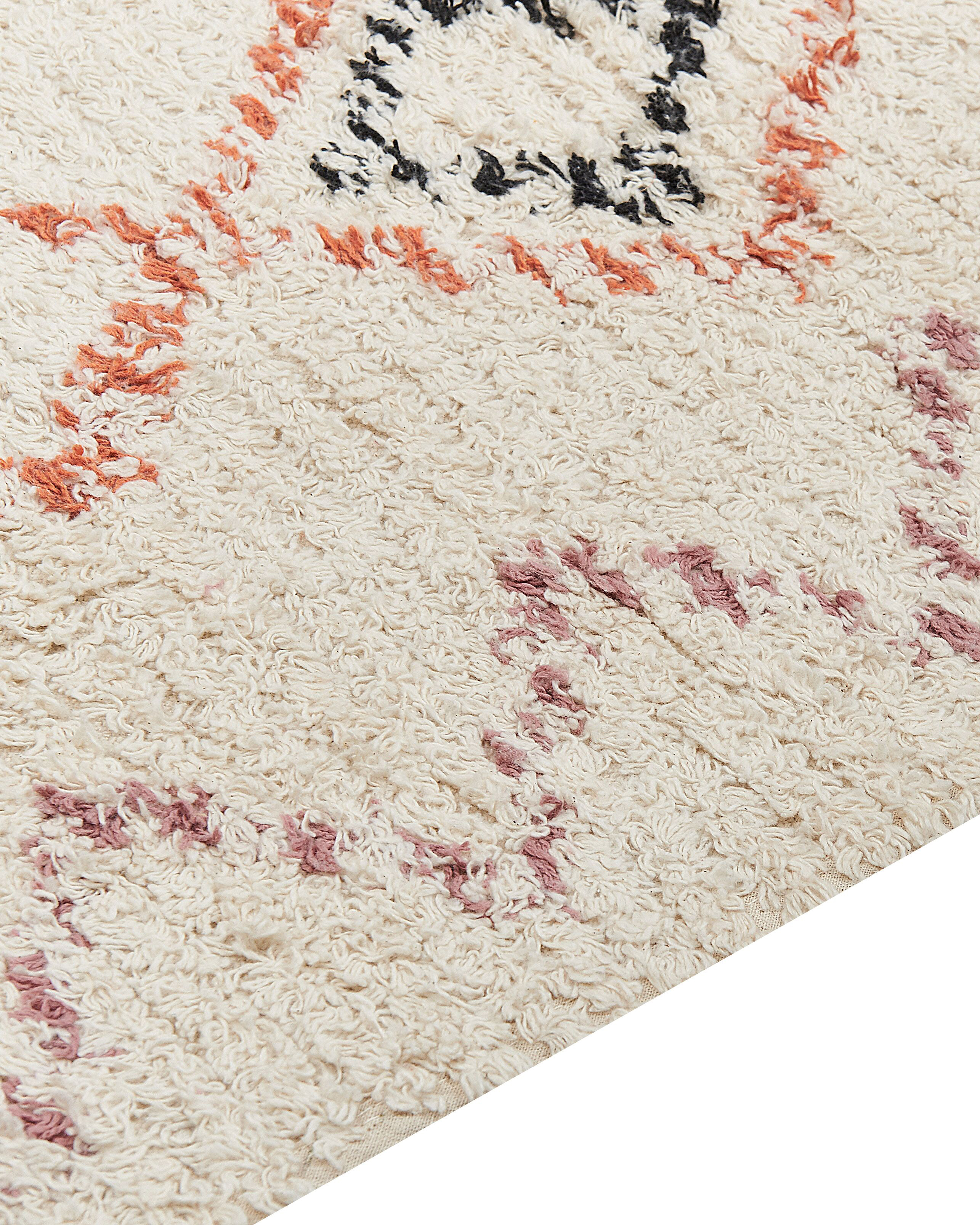 Bavlnený koberec 80 x 150 cm béžový GUWAHATI_839166