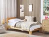 Dřevěná postel 90 x 200 cm světlé dřevo ROYAN_726461