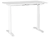 Escritorio de altura regulable eléctrico DESTINAS 120 cm x 72 cm Blanco