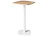 Bárasztal MORELLA Világosbarna/fehér 60 cm 60 cm