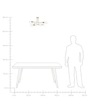 Ceiling Lamp KIDANE Metal Brass_818232