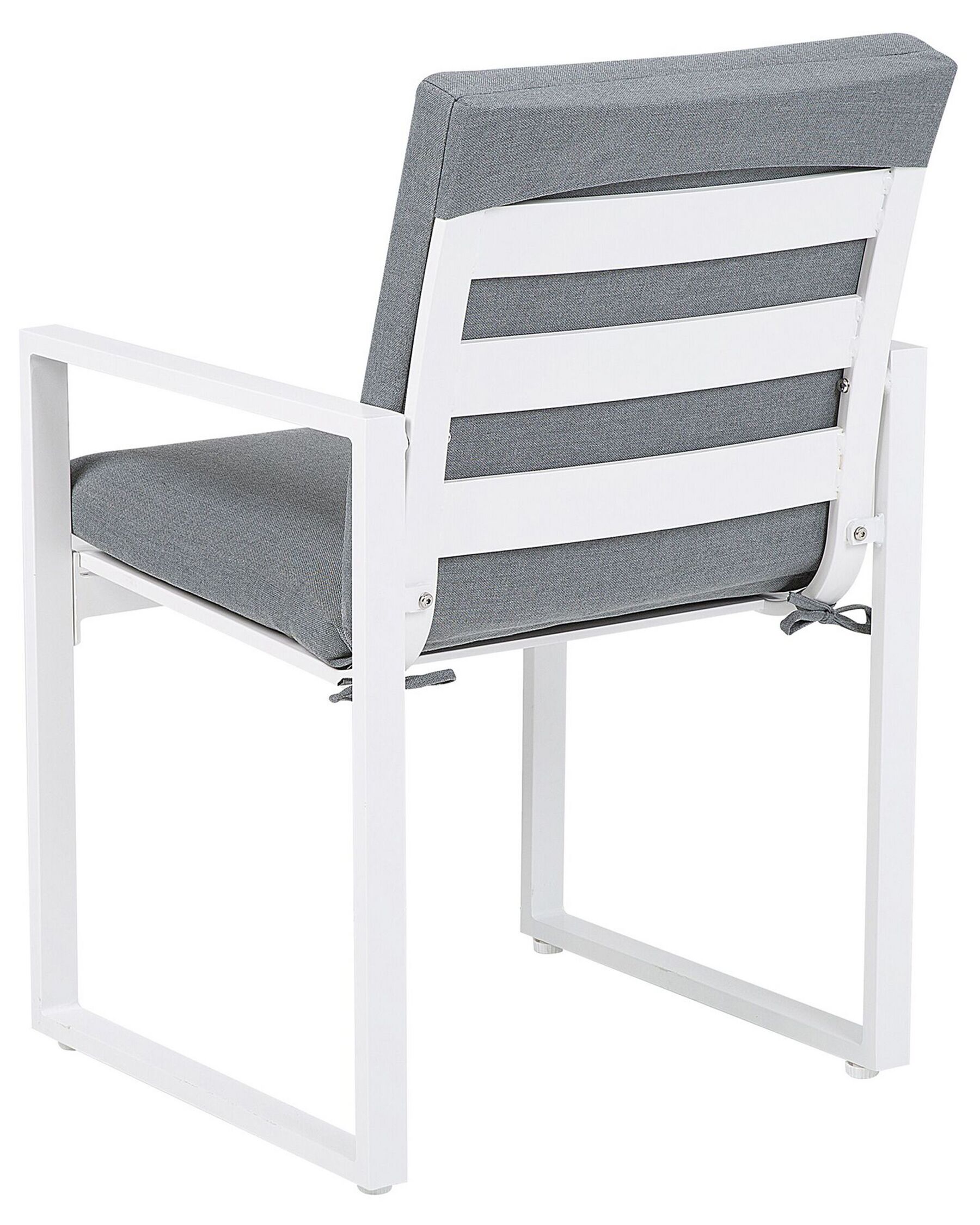MCW-O12 tuinstoel (set van 2), antraciet, hoes taupe