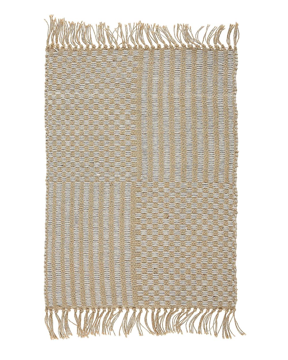 Szőnyeg ADABAG Bézs 50 x 80 cm Juta zsákvászon