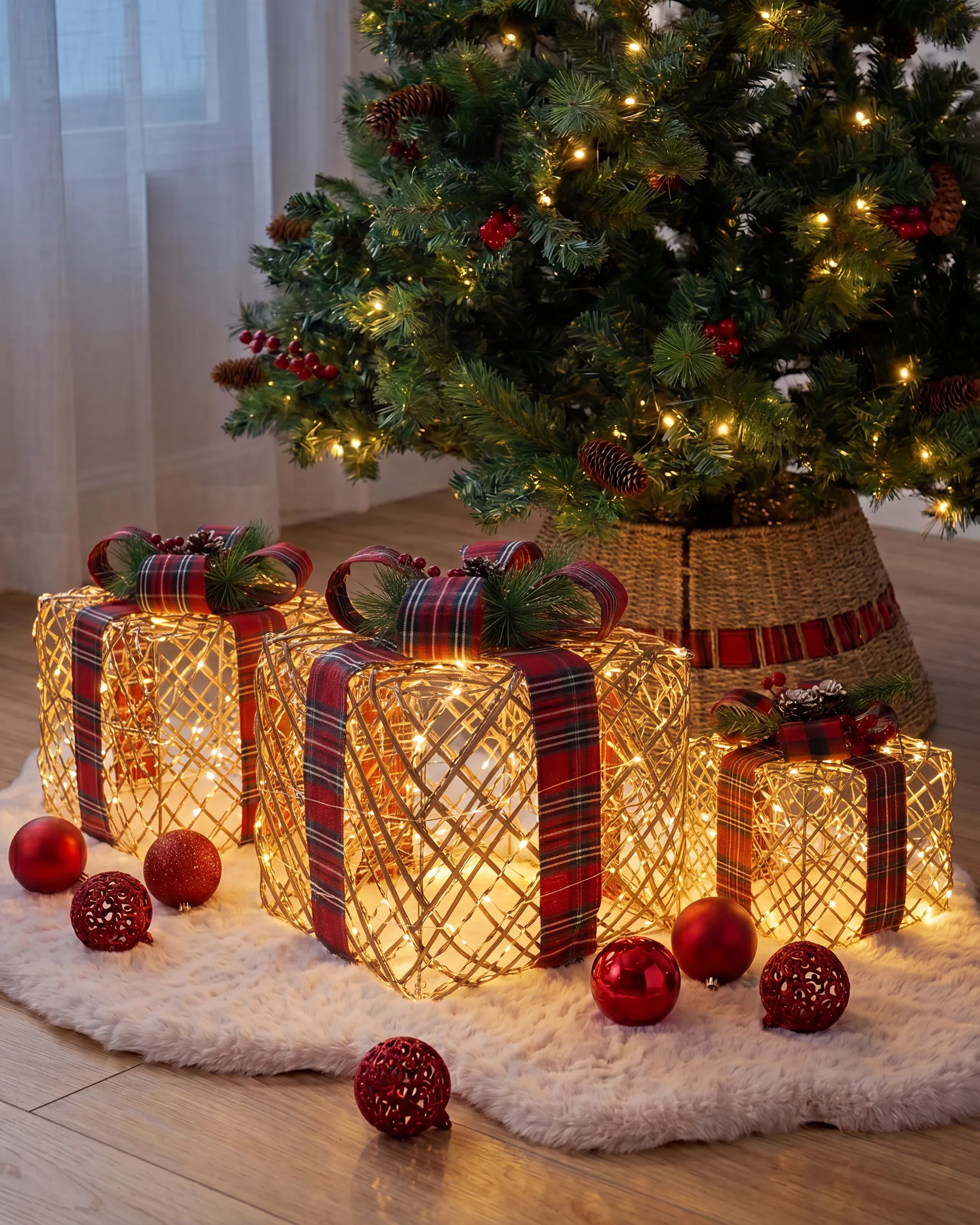 LED VANDET 20/25/30 cm Regali di Natale Marrone_1025124