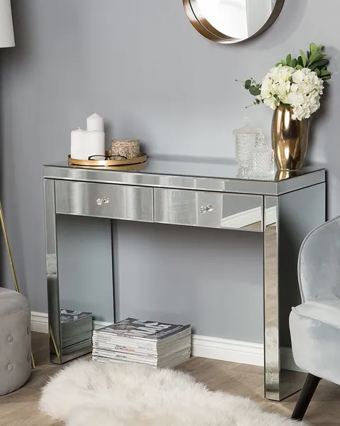 Mirrored dressing table very hotsell