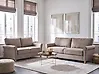 Living Room Set 5 Seater RONNEBY Fabric Light Brown