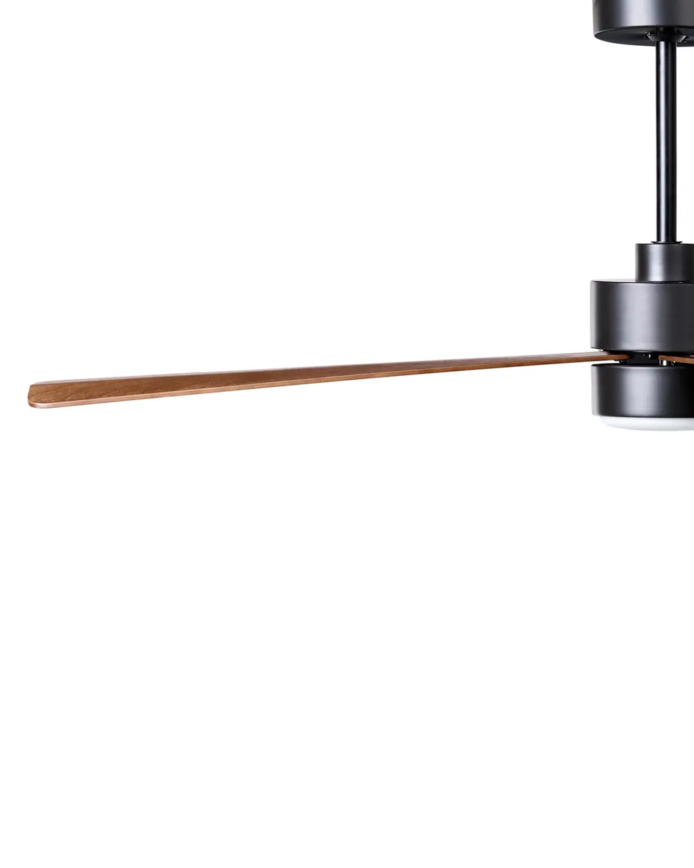 Ventilatore a soffitto con luce JEREMY con telecomando LED Marrone_1032073