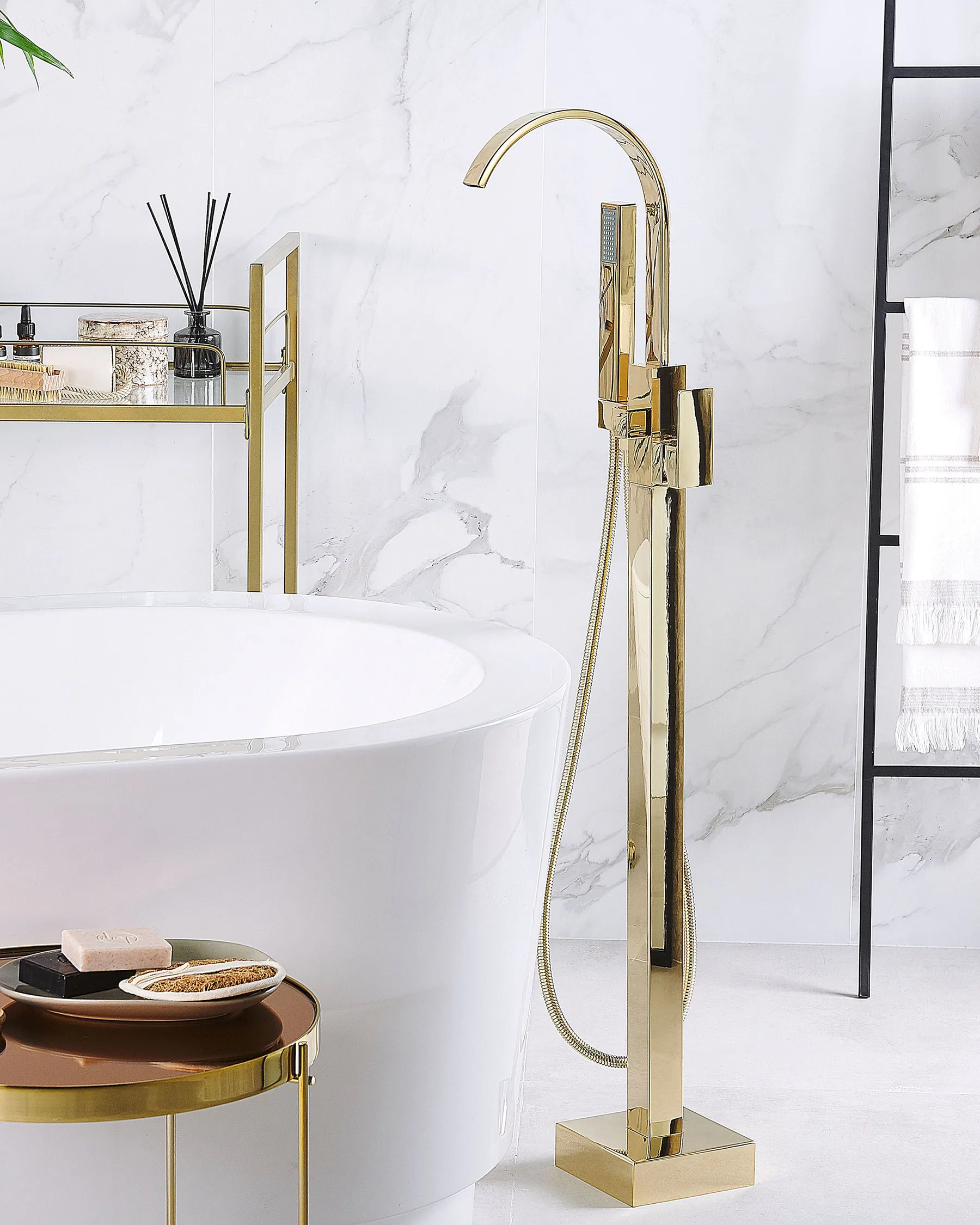 Rubinetteria per vasca da bagno freestanding RIBBON Oro_786941