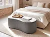 Ottoman AMAL Fabric Grey
