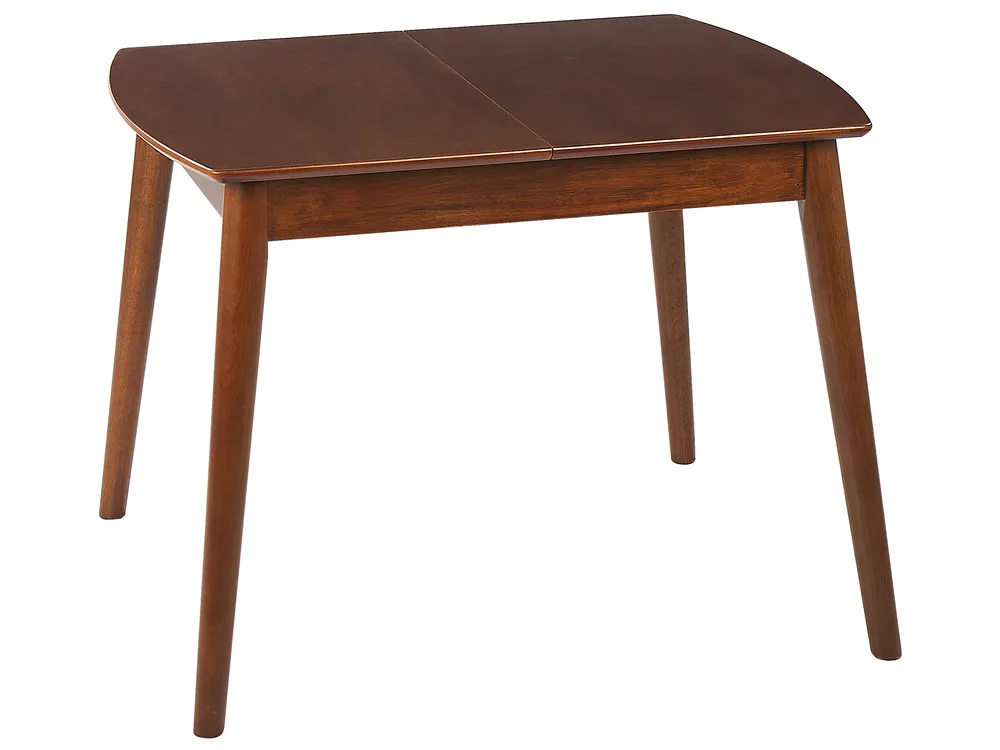 Extending Dining Table TOMS Dark Brown 100/130 cm 80 cm_826938