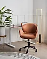 Desk Chair BELMAR Fabric Orange