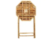Stolik bistro MOLISE 85 cm 85 cm Bambus Jasnobrązowy_839872
