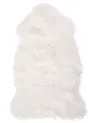 Faux Fur Rug MUNGO White 53 x 88 cm