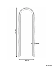 Lustro ścienne BARENTON 53 cm 165 cm Szary_1144422