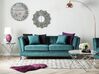 3-istuttava sohva samettinen sinivihreä GAULA_706326