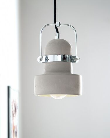 Concrete Pendant Light Grey VERDE