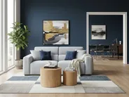 Sofa 3 Seater FAUSKAN Fabric Light Blue_1021178