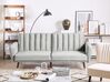 Velvet Sofa Bed Light Grey VIMMERBY_764227