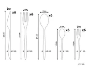 Set di 30 posate FARFALLE Argento_1037811