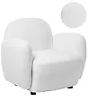 Sillón JULE Bouclé Blanco