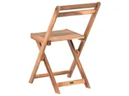 Bistro Set Folding SACILE Acacia Wood Brown_986772
