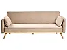 Sofa Bed ASAA Fabric Light Brown