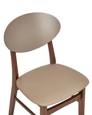 Set di 2 sedie da pranzo AMERY Legno Marrone chiaro/Marrone_945339