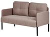 Sofa 2-osobowa brązowa LAHTI_930582