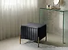 Footstool UTAH Velvet Black
