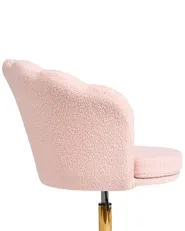 Krzesło obrotowe MONTICELLO Boucle Pastelowy róż_1099036