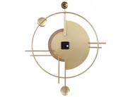 Zegar ścienny ALLOGNY 59 cm Metal Złoty_892126