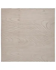 Dywan ze sztucznego futra ONTAKE Beżowy 160 x 160 cm_1093358