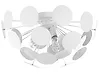 Ceiling Lamp MARITSA Metal White