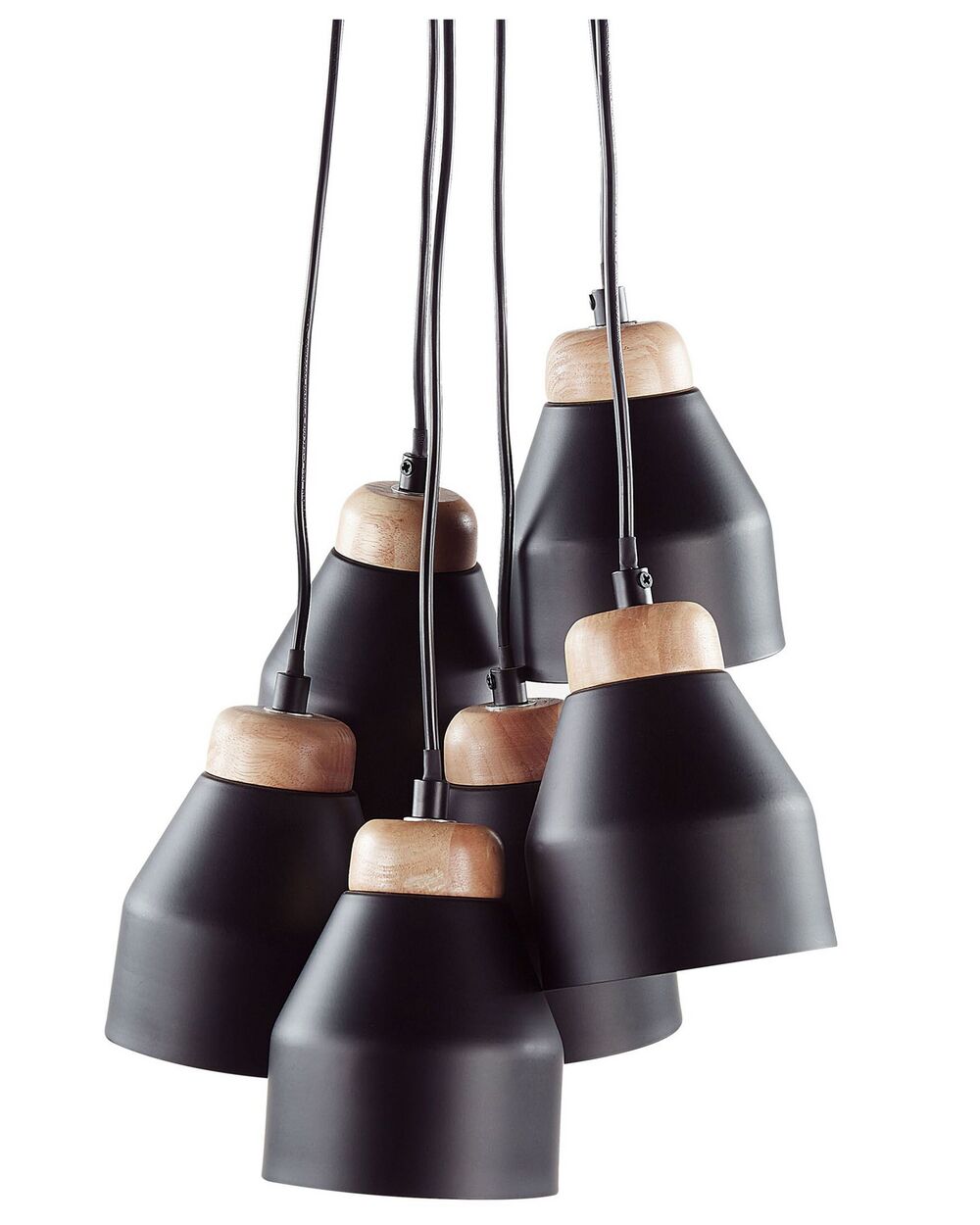 Candeeiro suspenso CESTOS Metal Preto