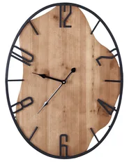 Zegar ścienny MEYNES 46 cm Metal Czarny_892133
