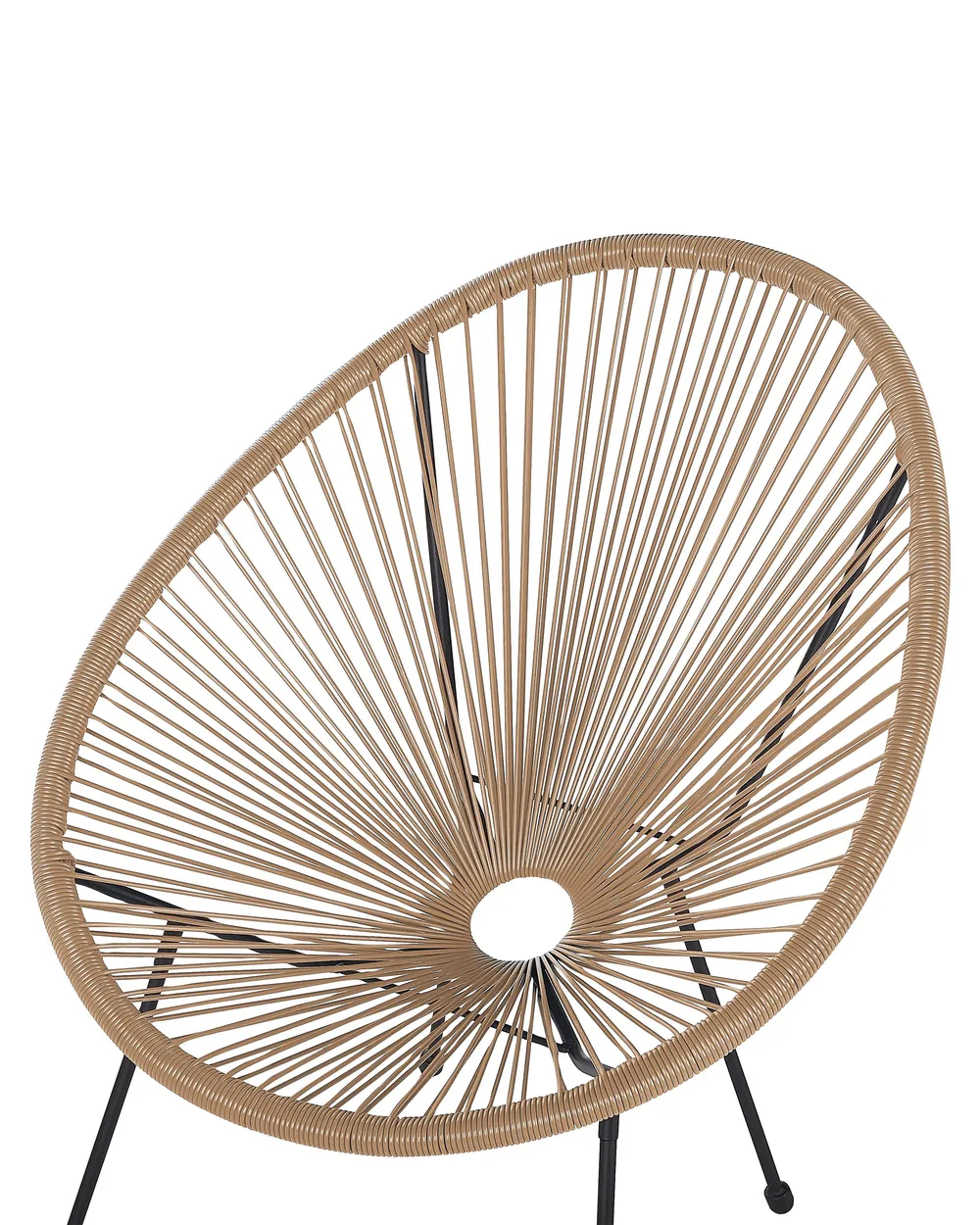 Sedia da giardino ACAPULCO II Rattan sintetico (PE) Naturale_813842