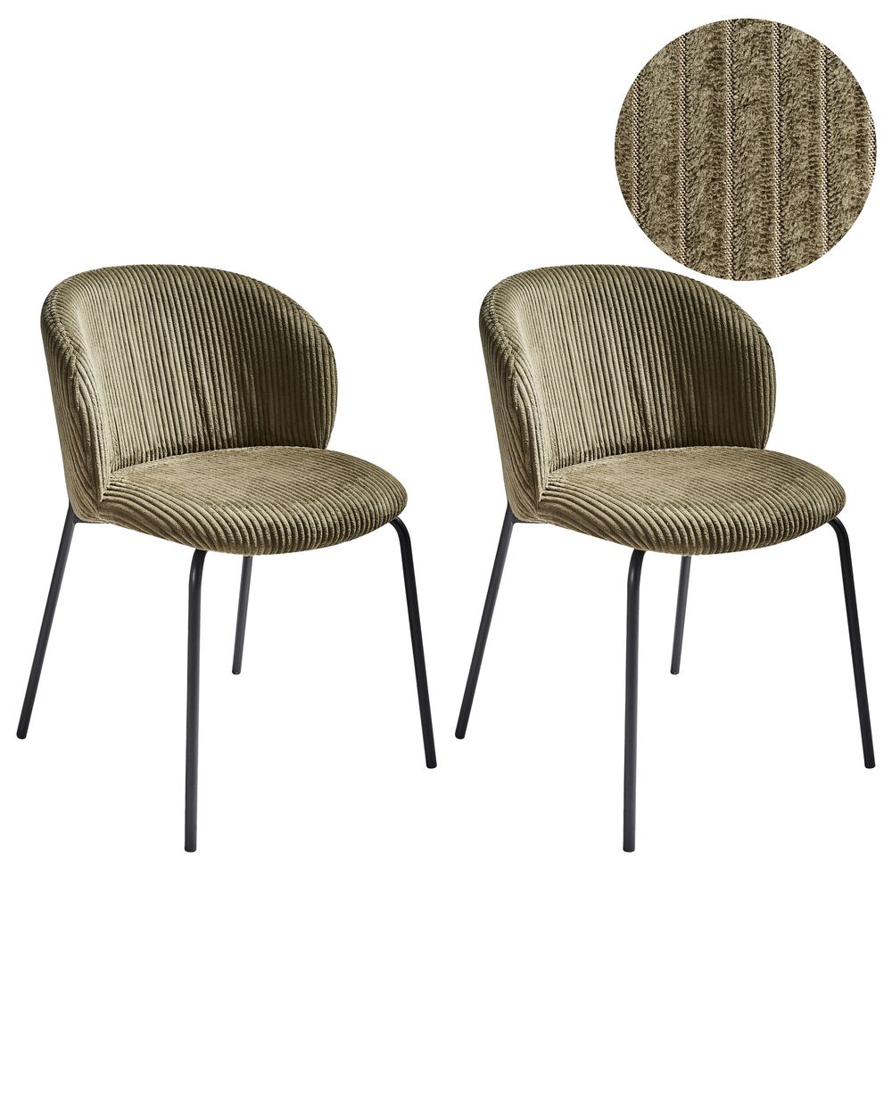 Cuscini Per Sedie Da Pranzo Wellsin - Set Da 2 In Memory Foam Triturato