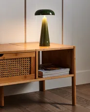 Wireless LED Table Lamp BOCONO with Dimmer Metal Green_955069