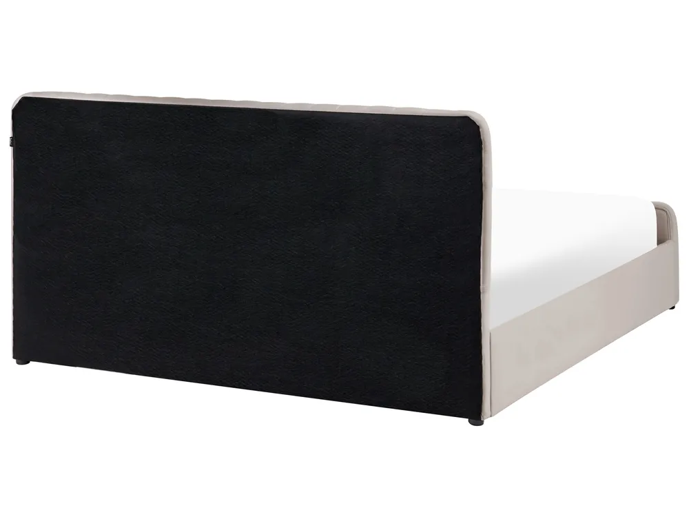 Ottoman Bed LUNAN Taupe 180 x 200 cm (EU Super King)_1051562