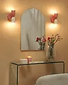 Wandlampe 2er Set TOPI Metall Pastellrosa