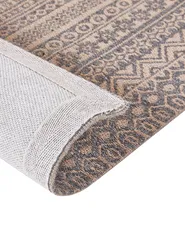 Szőnyeg BAGLAR Szürke 80 x 150 cm Juta zsákvászon_853370