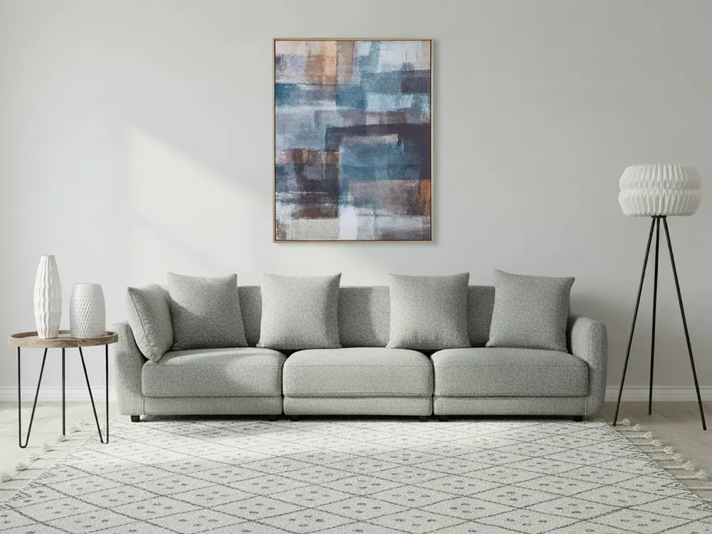 Sofa dla 3 osób SIGTUNA Jasnoszary