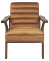 Fauteuil fluweel bruin KISA_927233