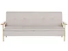 Sofa Bed 3 Seater TJORN Fabric Beige