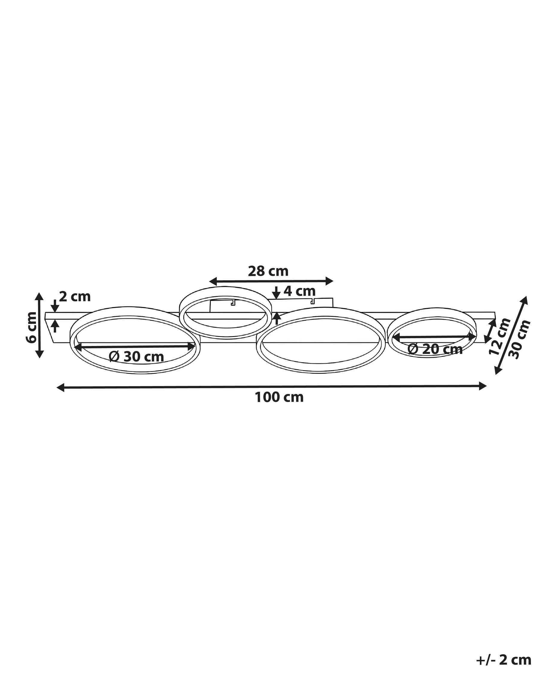Lampadario a LED SPEAN Metallo Nero_1107214