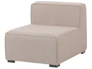 Garden Corner Sofa with Ottoman 7 Seater AREZZO Modular Beige Right Hand_825156