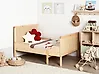 Letto per bambini allungabile Legno di pino MONTIGNY 90 x 200 cm Marrone chiaro